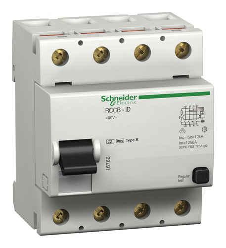 УЗО Schneider Electric Acti9 4P 125А 30мА (B)