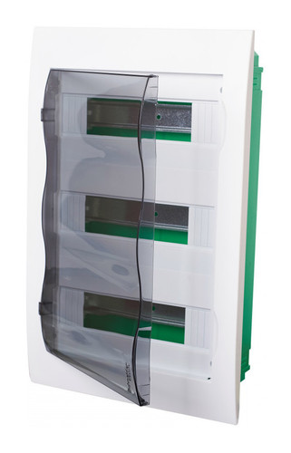 Распределительный шкаф Schneider Electric Easy9 36 мод., IP40, встраиваемый, пластик, прозрачная дверь, с клеммами