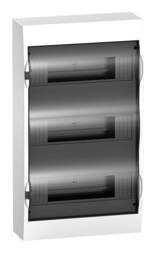 Распределительный шкаф Schneider Electric Easy9, 36 мод., IP40, навесной, пластик, прозрачная дверь, с клеммами