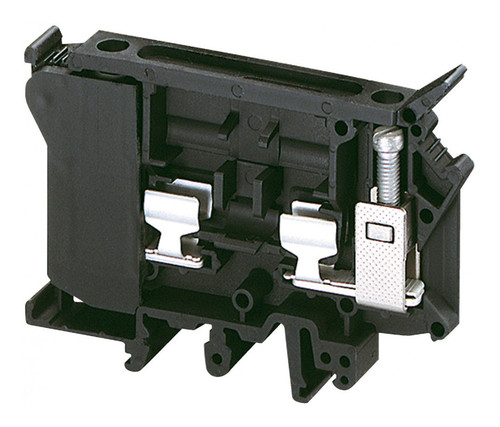 Клеммник винтовой Schneider Electric 4 мм², черный, NSYTRV42SF6