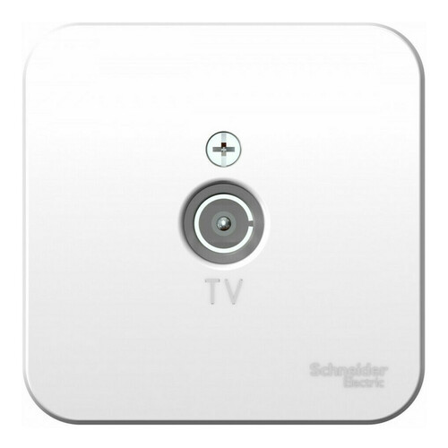 Розетка TV Systeme Electric BLANCA, оконечная, открытый монтаж, белый, BLNTA000011