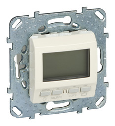 Термостат для теплого пола UNICA с датчиком температуры воздуха, бежевый