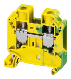 Клемма для заземления с винтовым зажимом TERMINAL 16 мм², желто-зеленый, NSYTRV162PE