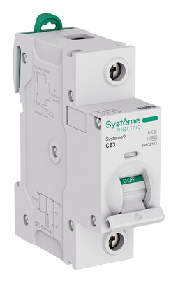 Автоматический выключатель Systeme9, 1полюс, 63А, C, 10 кА