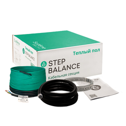 Теплый пол кабельная секция STEP BALANCE, SBC018028, 18 Вт/м, 28 м, S м²:2-3,5. Шаг, см: 7-12,5
