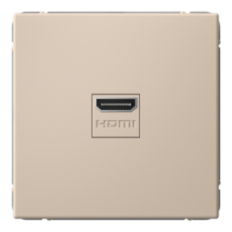 Systeme Electric ArtGallery Песочный Розетка HDMI, 16А, механизм
