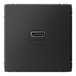 Systeme Electric ArtGallery Базальт Розетка HDMI, 16А, механизм